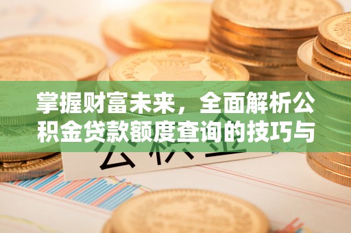 雄关掌握财富未来，全面解析公积金贷款额度查询的技巧与策略